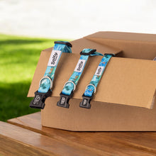Load image into Gallery viewer, Tahitian Blue Tropical Print Dog Collar
