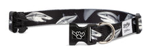 Load image into Gallery viewer, Salty Paws Mako Shark Dog Collar by D. Friel Made From Recycled Plastic Bottles